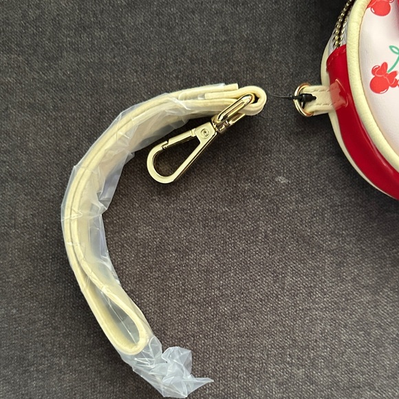 Disney Loungefly  Cherry Mickey Ears Coin Purse - Yellow Pink - Picture 7 of 9